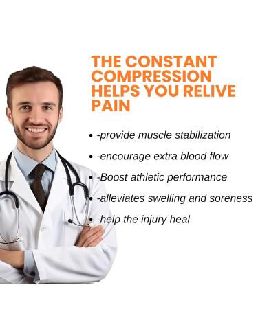 Bicep Compression Sleeve for Pain Relief | Upper Arm Compression Sleeve & Tendonitis Brace | Triceps Support for Men & Women (Gold Medium - Buy Online on GoSupps.com