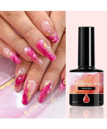  Duroecsain Water-based gel nail polish - 7.3 ml - Quick-drying clear gradient liquid - For manicures weddings salons women teens stage performances travel and parties - Buy Online on GoSupps.com