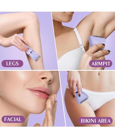 Ufree Bikini Trimmer for Women | Rechargeable Waterproof Electric Razor & Shaver for Legs & Body Hair - Purple - Buy Online on GoSupps.com