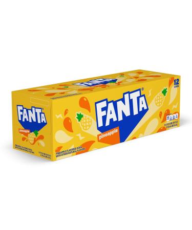 Buy Fanta Pineapple 12-Pack (355ml) - Refreshing Pineapple Soda for International Delivery - Buy Online on GoSupps.com