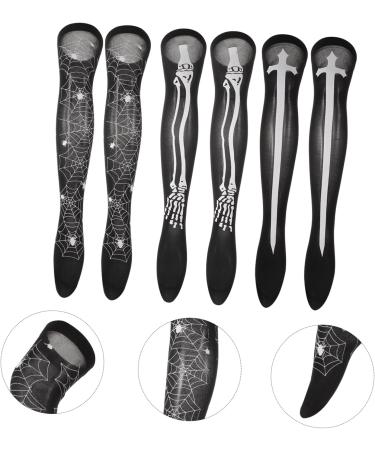 Shop Healeeved Halloween Couples Dresses & Cosplay Stockings - Overknee Sweet Socks with Skull Motif for Women - Buy Online on GoSupps.com