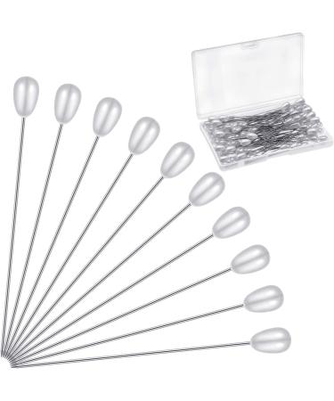 Corsage Boutonniere Pins - Teardrop Pearl Head Pins for DIY Crafts & Weddings (100 Pieces) - Buy Online on GoSupps.com