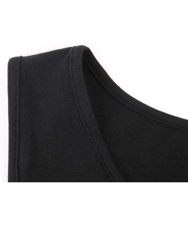 ZUMIY Maternity Cami Shirt - Women's Cotton Round Neck Ruched Waist Top in Black - Buy Online on GoSupps.com