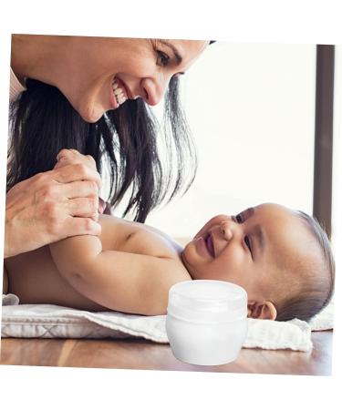 TOYANDONA Baby Powder Puff Set for Kids - Bath and Makeup Sponge Set with Holder | Infant and Toddler Body Powder Sponge - 2 Sets, 9x9cm White - Buy Online on GoSupps.com