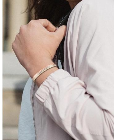 ENermagix Tri-Tone Magnetic Copper Bracelets for Men & Women - Adjustable 16.5 cm with 8 Magnets - Perfect Women's Day Gift for Moms - Buy Online on GoSupps.com