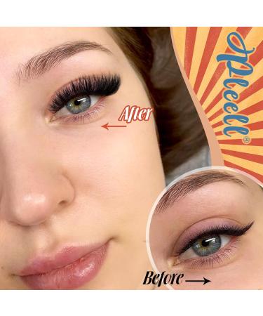 Shop 360Pcs Individual Lash Clusters | Thick Fluffy 80D D Curl Mink Eyelash Extensions - Pleell - Buy Online on GoSupps.com