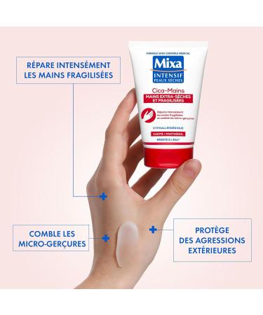 Mixa Cica-Mains Intense Repair Hand Cream Pack of 2 x 50 ml - Buy Online on GoSupps.com