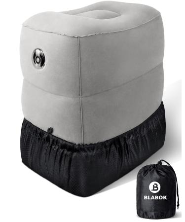 BLABOK Great for Reducing DVT Risk - Inflatable Foot Pillow Grey-C52