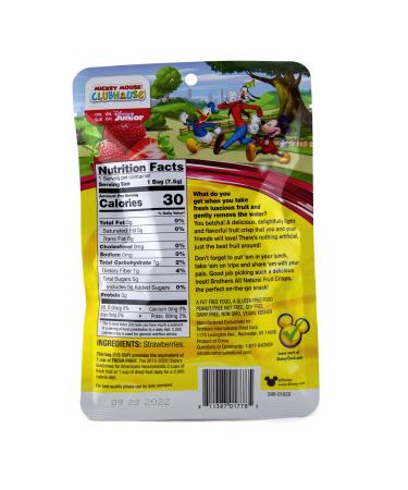 Brothers-All-Natural Disney Junior Freeze Dried Fruit Crisps Variety Pack - 12 Pack (4.44 oz) | Healthy Snack for Kids - Buy Online on GoSupps.com