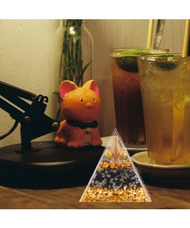 Beaupretty Crystal Ball Pyramid Ornament - Stunning Resin Decor & Artwork for Home | International Shipping Available - Buy Online on GoSupps.com