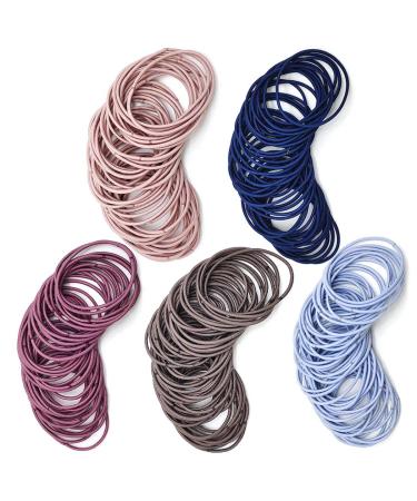 100 pieces colorful hair tie girl hair tie without metal small elastic hair bands ponytail owner hair accessories thin hair straps for girls women - Buy Online on GoSupps.com