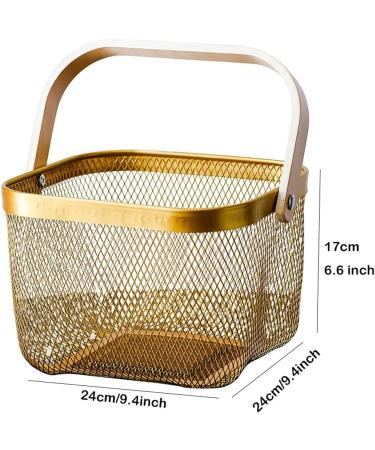 Friut Bowl Metal Wire Fruit Basket Countertop Metal Fruit Bowl Fruit Storage Basket for Bread Vegetable Snack Kitchen Storage Basket Fruit Plate (Color : Black) - Buy Online on GoSupps.com