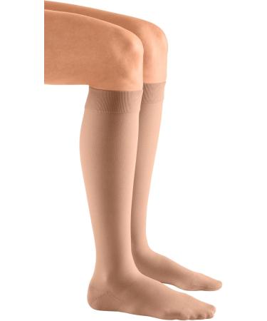 Medi Medive Plus Compression Knee Socks Unisex | Medical Compression Stockings CCL2 for Women & Men | Caramel | Size I | Closed Toe | Normal Fit - Buy Online on GoSupps.com