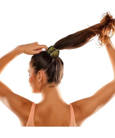 4 Vintage Birds Nest Hair Clips - Geometric Ponytail Holders | Expandable Large Hair Loops for Women and Girls - Buy Online on GoSupps.com