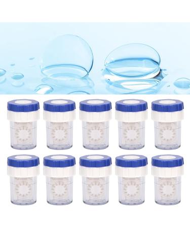 10-Piece Manual Contact Lens Cleaner Set - Portable Soft Tank & Case - Professional Blue Lens Care - Buy Online on GoSupps.com