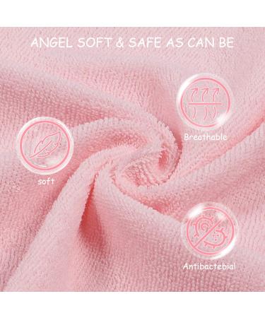 Momcozy Baby Washcloths - Ultra Soft Absorbent Towel for Newborns | Natural Reusable Baby Wipes for Sensitive Skin | 8pcs Bath Face Towels | Baby Registry Shower Gift - 10x10 (Pink) - Buy Online on GoSupps.com