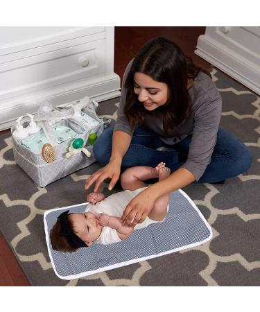 Wendergo Portable Nappy Changing Mat 60x35cm - Waterproof & Lightweight Diaper Pad for On-the-Go & Home - Green - Buy Online on GoSupps.com