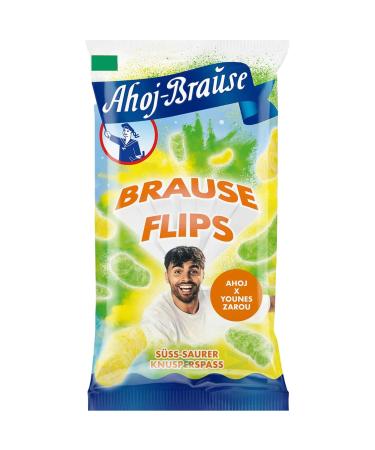 Ahoj-Brause Brause-Flips Younes Zarou Edition 6-Pack - Delicious 6x65g Snacks + Usy Block | International Shipping Available - Buy Online on GoSupps.com