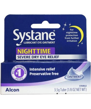 Systane Nighttime Lubricant Eye Ointment 2 Pack - Preservative-Free Relief for Dry Eyes | International Shipping Available - Buy Online on GoSupps.com