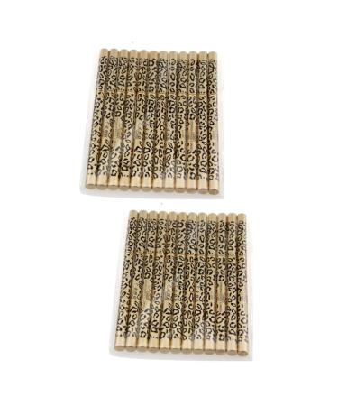 TOVINANNA 2pcs Set 12pcs Eyeliner Pencil with Brush Eyebrow Pen Brow Pencil Water Proof Iron Tube