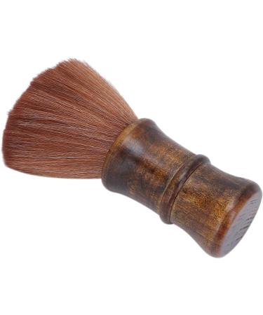 Qukaim Neck Face Duster Professional Neck Duster Brush Haircut Neck Hair Removal Brush with Wooden Handle Salon Face Cleaning Duster Barber Neck Face Brush - Buy Online on GoSupps.com