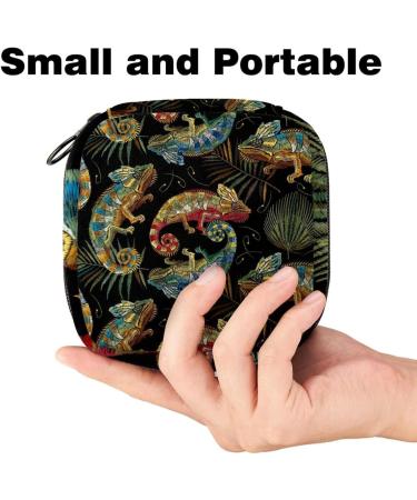 Muoooum Koi Fish Embroidery Menstrual Cup & Pad Storage Bag - Portable Zip Pocket for Teen Girls & Women - Color 9 4.7x6.6 - Buy Online on GoSupps.com