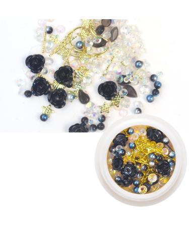 SILPECWEE 6 Boxes 3D Nail Art Decoration Set - Cat Eye Stones Shell Flower Metal Nail Studs & Tools for Stunning Manicures - International Shipping Available - Buy Online on GoSupps.com