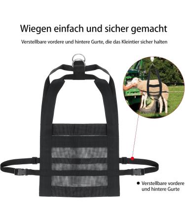 Buy Pertypet Calf Sling Weighing Scale for Dogs & Livestock - Adjustable Belt & Reinforced Velcro for Goats Lambs Alpacas - Buy Online on GoSupps.com