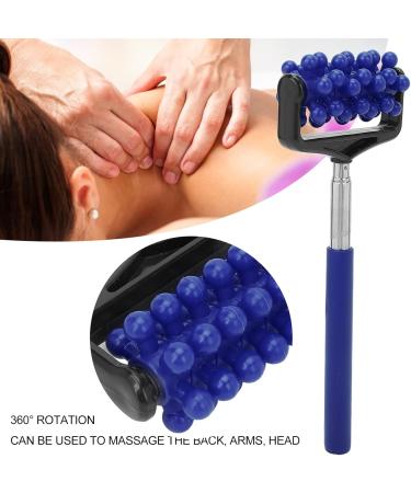 Socobeta Telescopic Back Massage Roller - Muscle Roller for Back Arms & Head | Ideal for Men & Women | Dark Blue - International Shipping Available - Buy Online on GoSupps.com