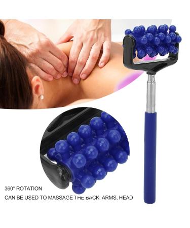 Telescopic Massage Tab - Adjustable 360 Rotation for Pain Relief | Wear-Resistant | Navy Blue | Perfect for Men & Women - Buy Online on GoSupps.com