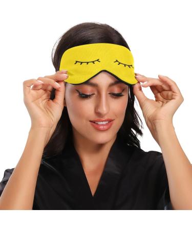 Sleep Mask | Light Blocking Eye Mask for Sleeping | Adjustable Soft Blindfold for Men & Women | Ideal for Travel & Naps - Buy Online on GoSupps.com