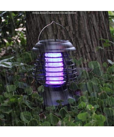 Solar Ultraviolet Insecticidal Lamp Waterproof Flies Mosquitoes and Insects Outdoors Lighting Gardens Patios Lawns Dual Functions - Buy Online on GoSupps.com