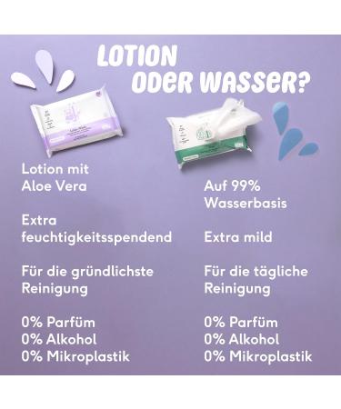 Na f Plastic-Free Wet Wipes - 864 Pieces for Baby & Face | 99% Water | Alcohol & Perfume Free | Sustainable Eucalyptus Fibers - Buy Online on GoSupps.com