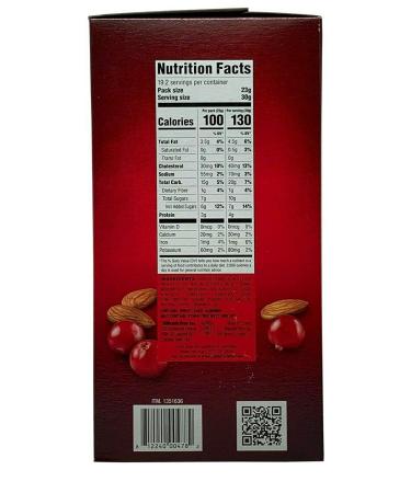 Thin Addictives Cranberry Almond Cookies - 33 More Almonds - 2 Boxes - 1.27 lbs each - Pack of 2 - Buy Online on GoSupps.com