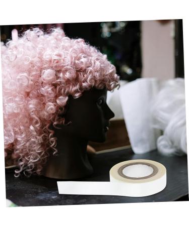 MERRYHAPY 1 Roll Wig Film Hair Glue for Lace Wigs Lace Front Wig Tape Wig Lace Glue Wig Adhesive Wig Hairpiece Tapes Bold Hold Wig Tape for Lace Wigs Lace Wig Tape Strips Tissue White 4.70X4.70X1.30CM White - Buy Online on GoSupps.com
