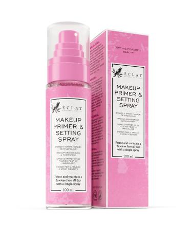* Makeup Setting Spray & Primer, Long Lasting Setting Spray Makeup & Primer Face Makeup for Matte Finish & Oil Control, Hydrating & Brightening Makeup Setting Spray for Face