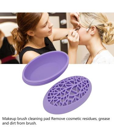 Desktop Makeup Brush Drying Holder Organizer for Makeup Brush Cleaning Mat (Purple) - Buy Online on GoSupps.com