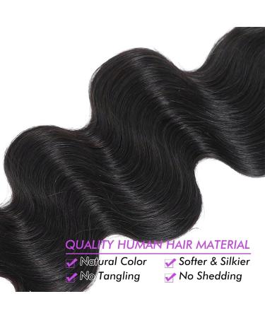 Hair Extensions Clip In Hair Extensions Real Human Hair 8 Pieces 18Clips Glueless Body Wave Hair For Black Women Brazilian Remy Hair Double Wefts Natural Human Hair(26inches 120g) 26inches 120g - Buy Online on GoSupps.com