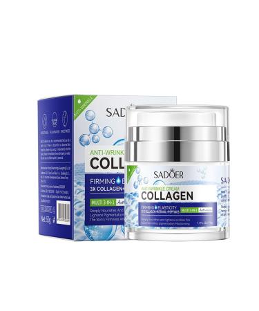 Firming and Lifting Cream Moisturizing Face Cream for Face Neck and Eye Rich in Collagen Lifting the Skin Reducing Wrinkles Repairing Sagging Skin Women and Men's Morning and Evening Cream