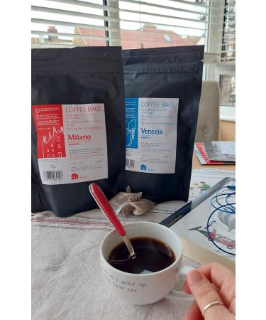 Si Sogno VENEZIA fresh ground coffee bags 100% Arabica aromatic and mellow (resealable pouch of 35 coffee bags) 6 - Buy Online on GoSupps.com