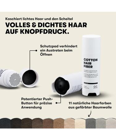 O.C. Haircare Scatter for Hair Compression - Medium Brown #4 | 11 Colors | Recommended by Leading Salons - Hide Crown & Bare Spots - Buy Online on GoSupps.com
