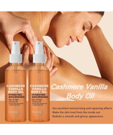 FLLUOUZH Vanilla Cashmere Body Oil Cashmere Vanilla Body and Hair Oil Shea Butter with Jojoba and Radiance Oil Vanilla Cashmere Lotion Mist Spray Moisturizing Body Oil 3 Pieces - Buy Online on GoSupps.com