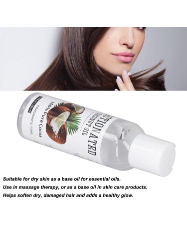 Coconut Oil Moisturizing Coconut Oil Hair Care Coconut Coconut Oil Nourishing Moisturizing Multifunctional Odorless Liquid Coconut Oil for Skin Hair 100ml - Buy Online on GoSupps.com