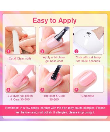 Shining She Neon UV Nail Polish Set | 10 Vibrant Colors for Summer Nail Art | Shellac Gel Polish - Perfect Gift for Girls | 8ml - Buy Online on GoSupps.com