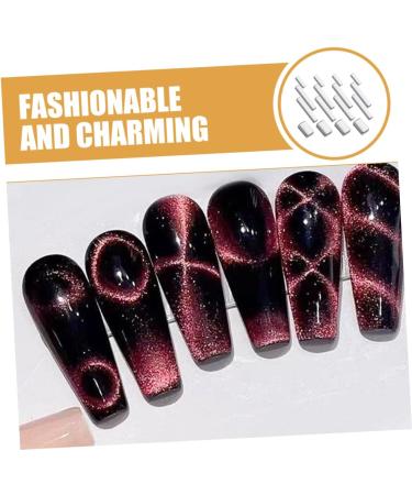 Beavorty 4 Sets magnet set suite gel fancy nail cat eye nail tool cat eye gel nail polish magnet nail polish Strip nail art tools 4 piece set magnetic cat eyes magnets - Buy Online on GoSupps.com