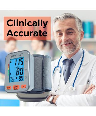 Konquest KBP-2704A Automatic Blood Pressure Monitor - Adjustable Cuff, Large Display, Irregular Heartbeat & Hypertension Detector - Buy Online on GoSupps.com
