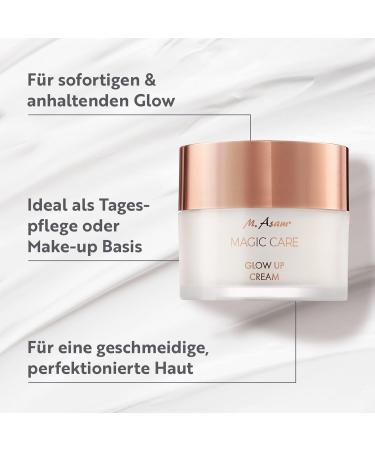 M. Asam Magic Care Glow Up Creme (50 ml) - Light Face Cream for Immediate & Long-Term Glow Smooth Skin Ideal Day Care & Makeup Base - Buy Online on GoSupps.com