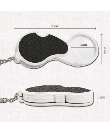 Portable 10 Times Reading Magnifier Mini Folding Handheld 5 Times HD Magnifying Glass Made in China - Buy Online on GoSupps.com
