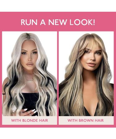 Buy Salife Tape Extensions - Real Hair Natural Black 10Pcs 25g 40cm Invisible Hair Extensions for Girls - Buy Online on GoSupps.com