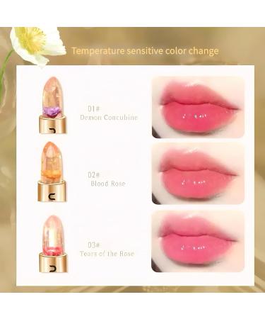 Novo Color-Changing Flower Lip Balm - Hydrating Moisturizing Lip Balm with Temperature-Sensitive Tint Non-Stick Smudge-Proof Natural Glow for All Skin Tones Gift-Ready Blue Rose (3.3g) - Buy Online on GoSupps.com